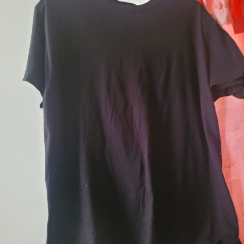 Hanes X-temp Mens Classic Black T-Shirt